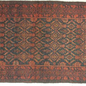 Hand Knotted Wool Rug # 106
