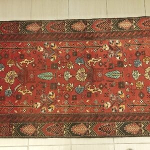 Hand Knotted Wool Rug # 108