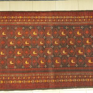 Hand Knotted Wool Rug # 109