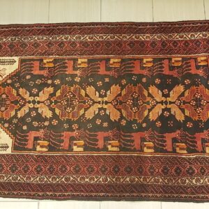 Hand Knotted Wool Rug # 113