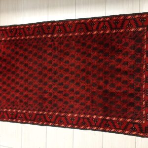Hand Knotted Wool Rug # 124