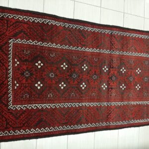 Hand Knotted Wool Rug # 129