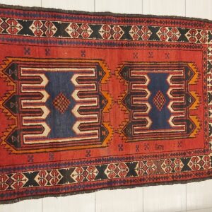 Hand Knotted Wool Rug # 142