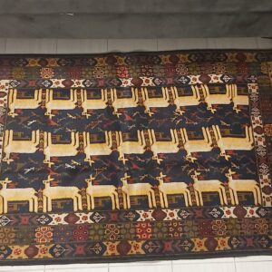 Antique Hand Knotted Wool Rug Zagros Gallery