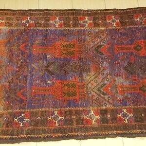 Hand Knotted Wool Rug # 84