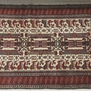 Antique Hand Knotted Wool Zagros Gallery