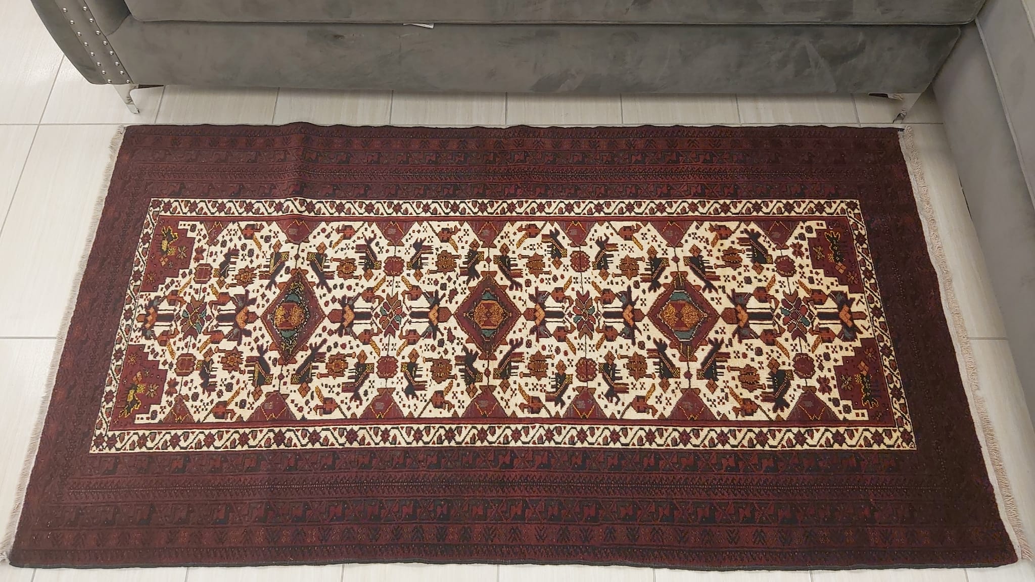 # 57-3 Antique Hand Knotted Wool Zagros Gallery